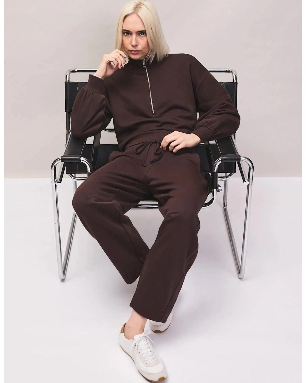 Ro&zo Red Half-Zip Sweatshirt