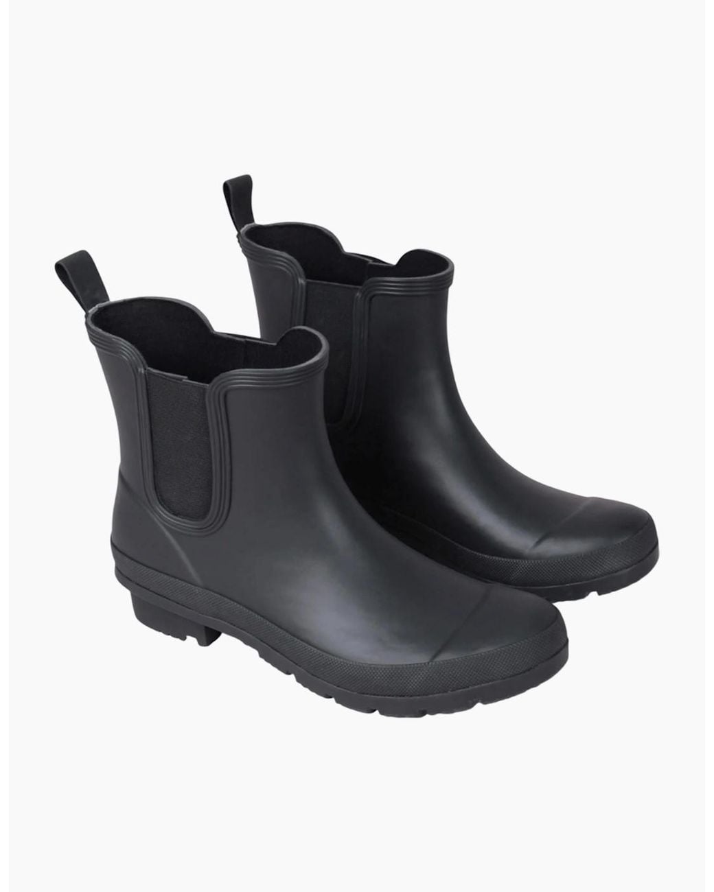 Mountain Warehouse Black Ladies Step Wellington Boots