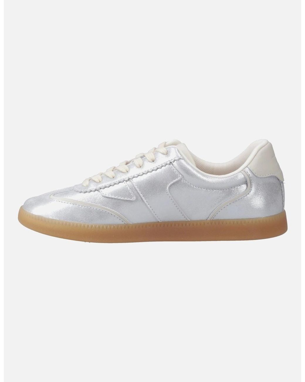 TOMS Gray Collins Leather Trainers