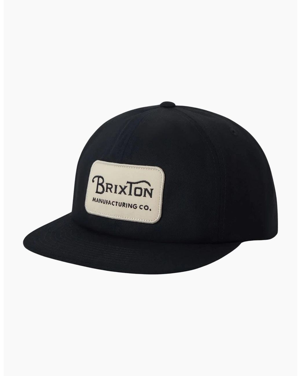 Brixton Black Grade Snapback Baseball Cap for men
