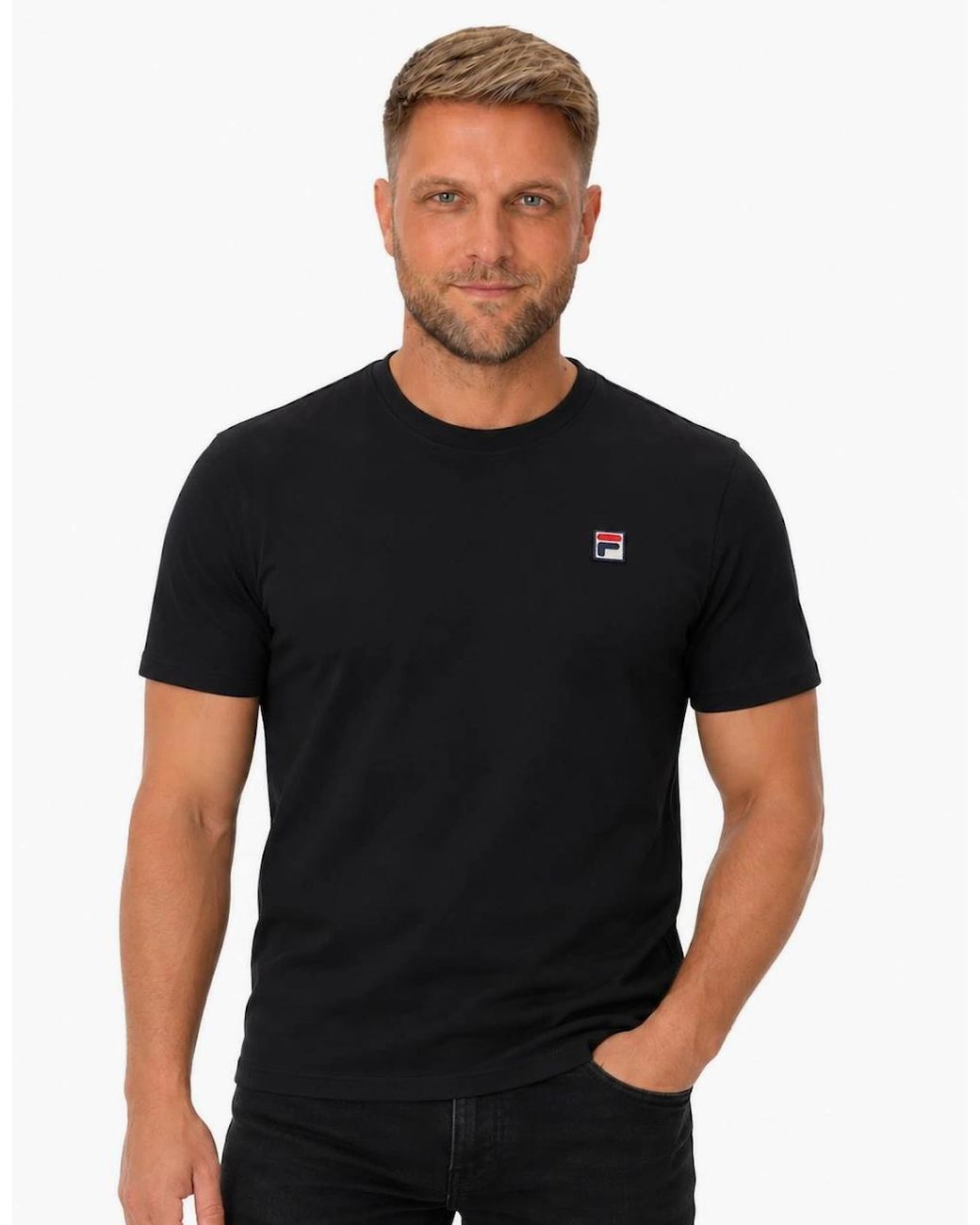 Fila Black Sunny Essential T-Shirt for men