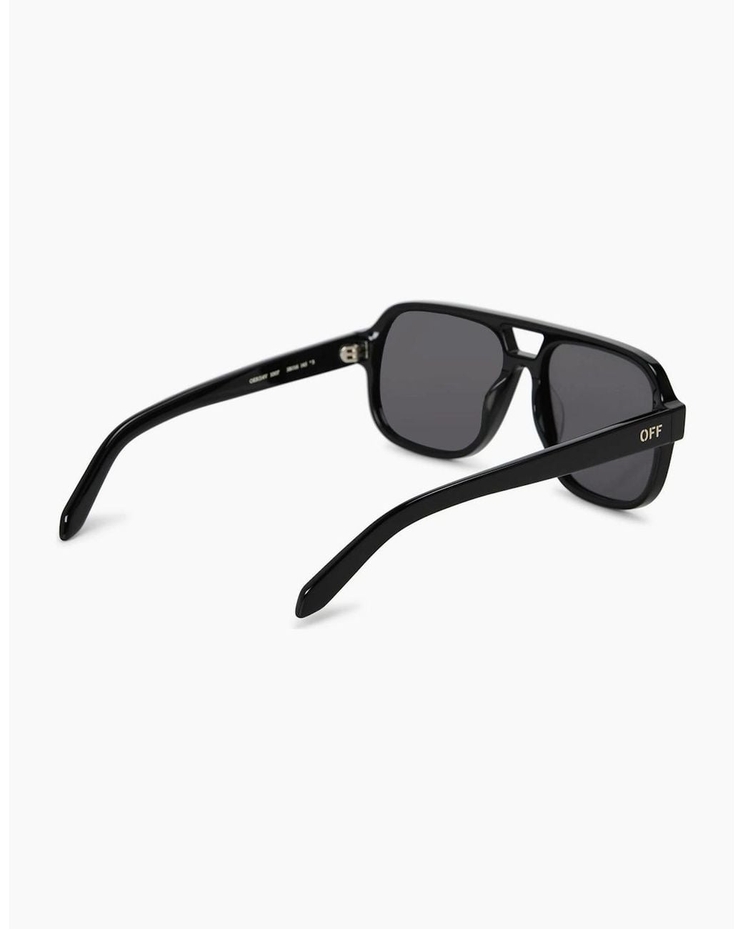 Off-White c/o Virgil Abloh Black Off Forks Sunglasses for men