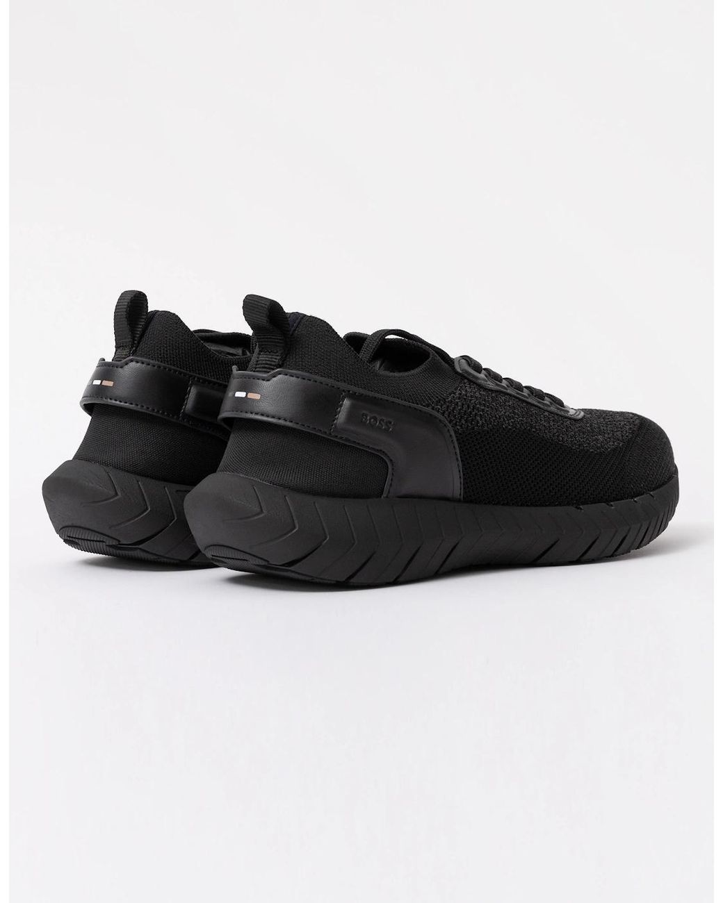 Boss Black Boss Motion Sock Trainers With Knitted Uppers for men