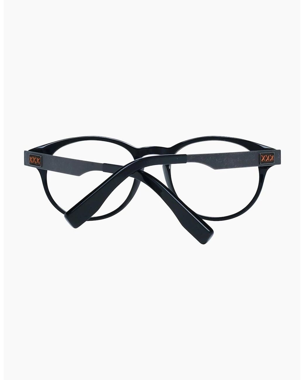 Zegna Black Optical Frame Zc5008 49 001 for men