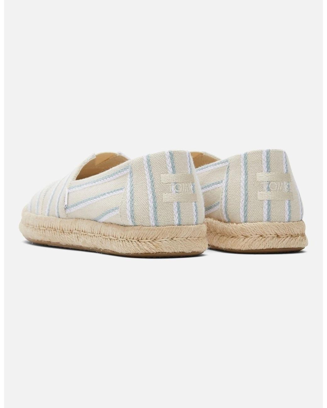 TOMS White Alpargata Rope 2.0 100% Cotton Fog Espadrilles