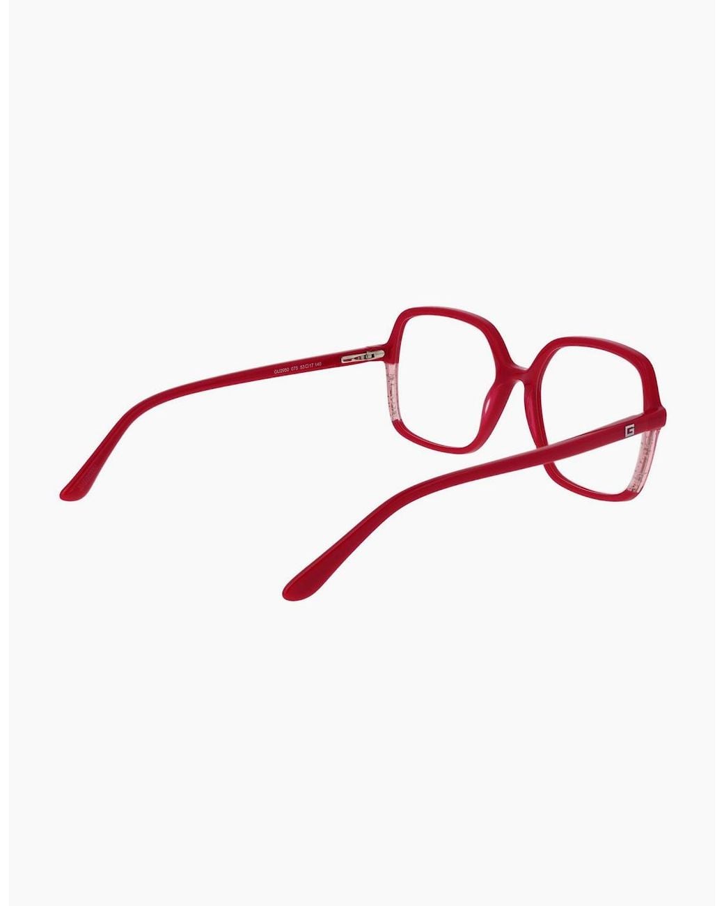 Guess Red Optical Frame Gu2950 075 53