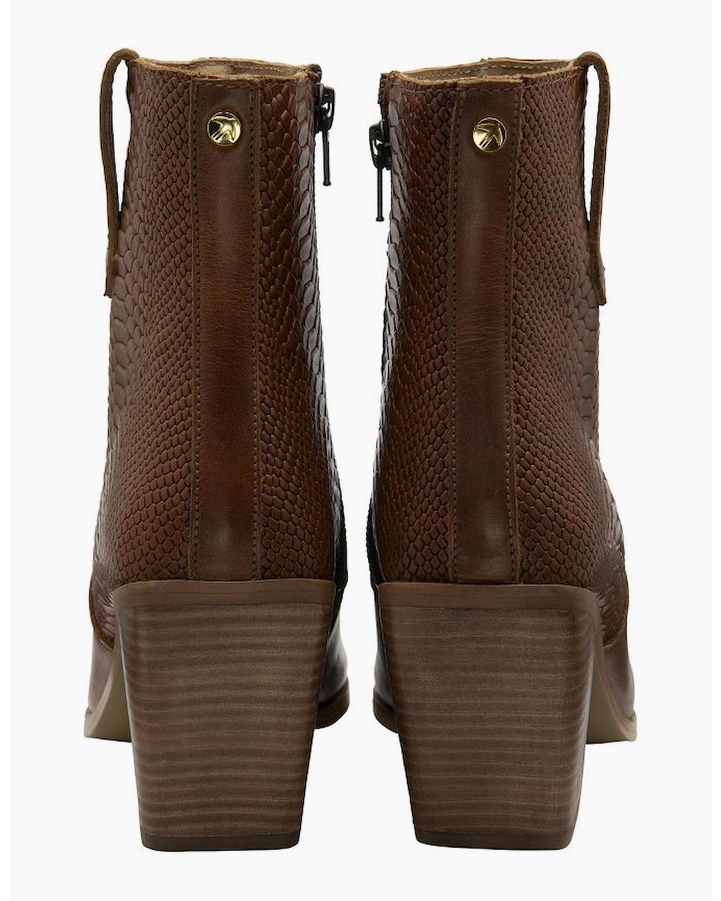 Ravel Brown Dorey Heeled Ankle Boots