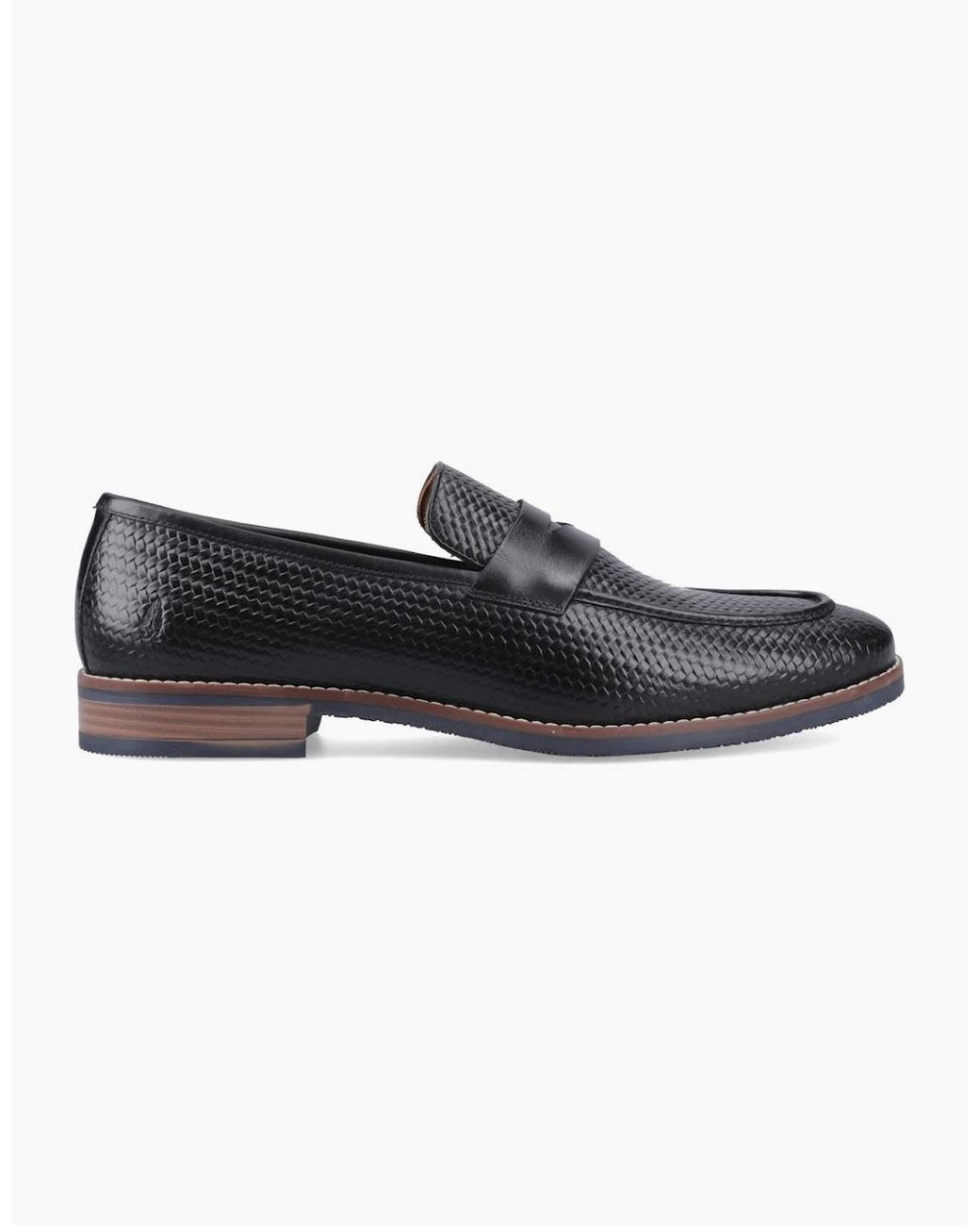 Hush Puppies Black Mitchell Loafers for men