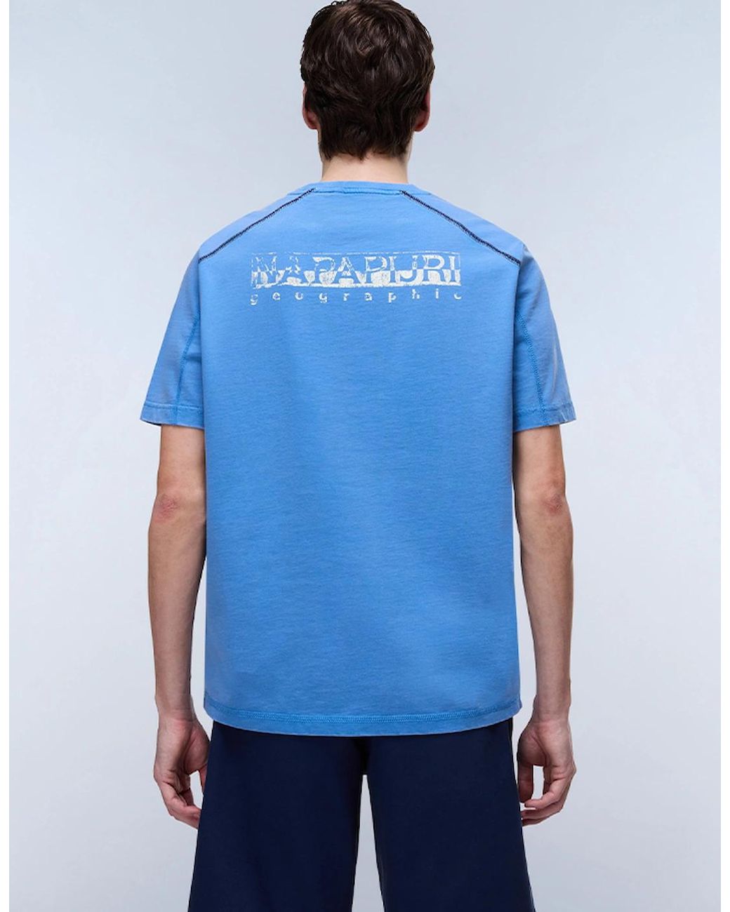Napapijri Blue Reflect Short Sleeve T-Shirt