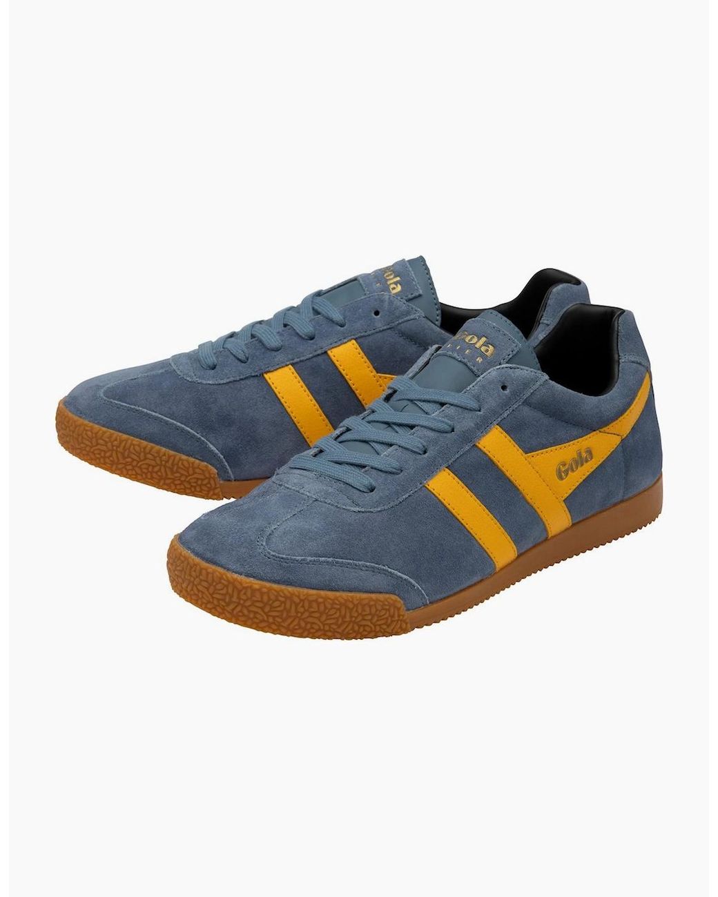 Gola Blue Harrier Suede Trainers for men