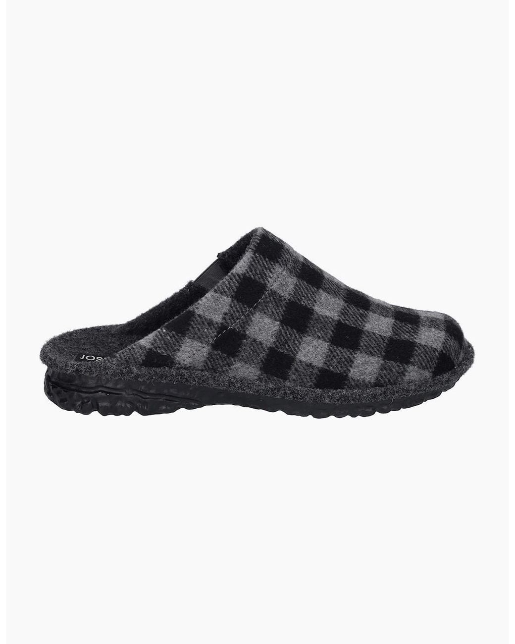 Josef Seibel Black Toulouse 03 Slippers for men