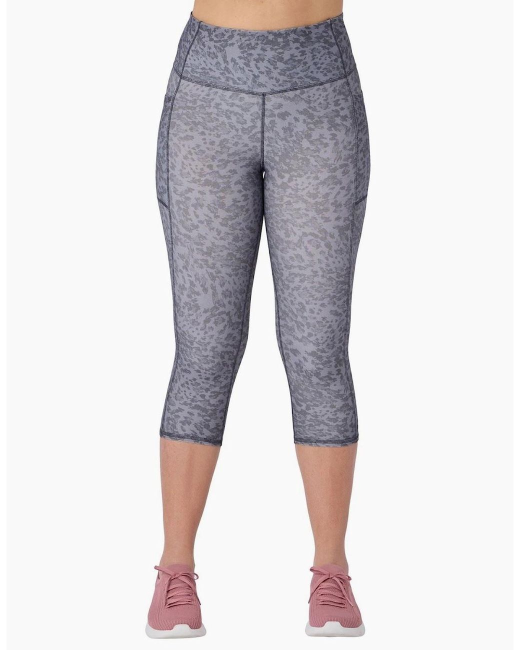 Skechers Blue Goflex Printed Capri Leggings