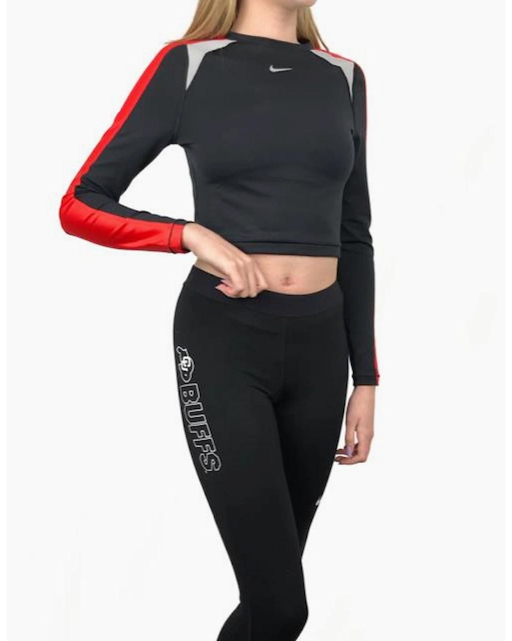 Nike Black Pro & Dri Fit Crop Top