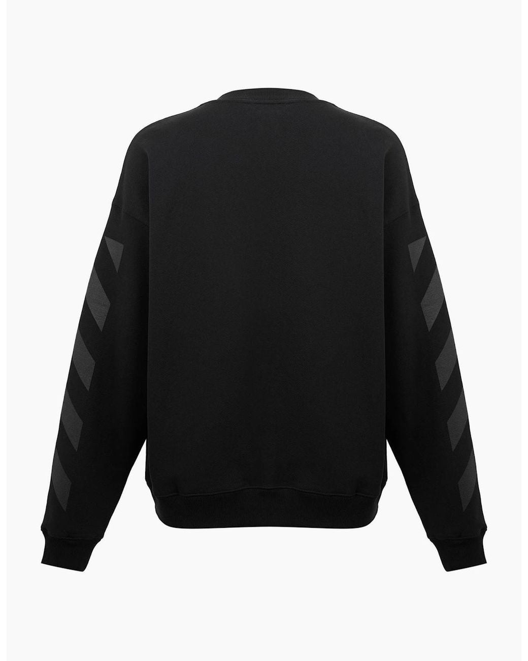 Off-White c/o Virgil Abloh Black Off Cornly Diag Crew for men