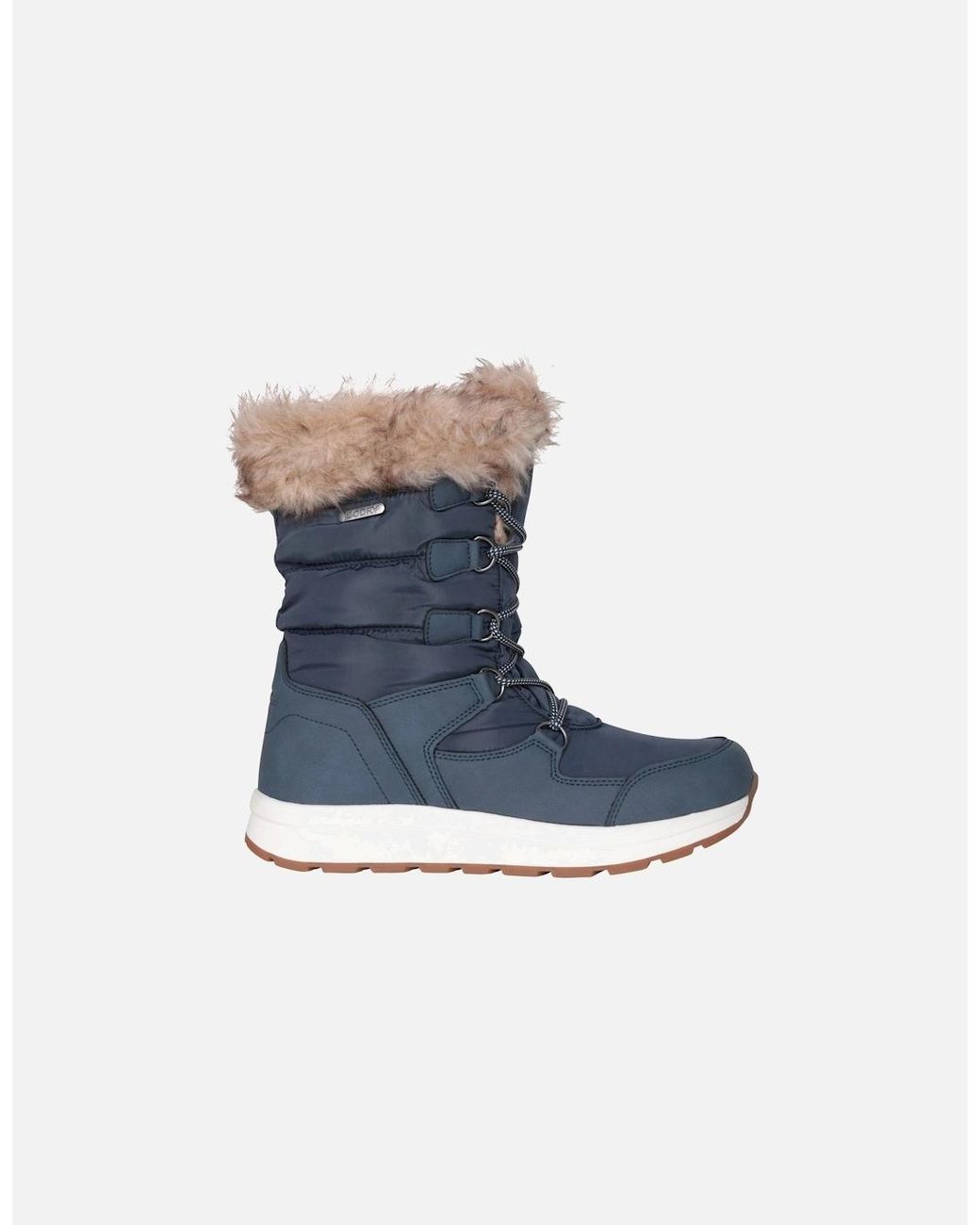 Mountain Warehouse Blue Ladies Canmore Waterproof Snow Boots