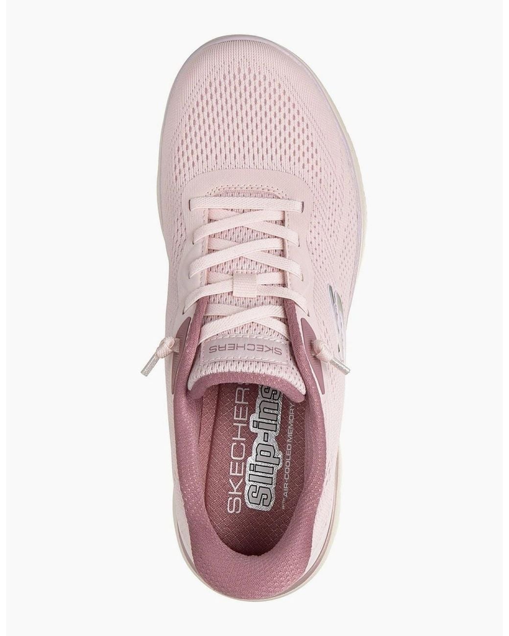 Skechers Pink Summits Sweet Skies Mauve Mesh/ Trim Trainers