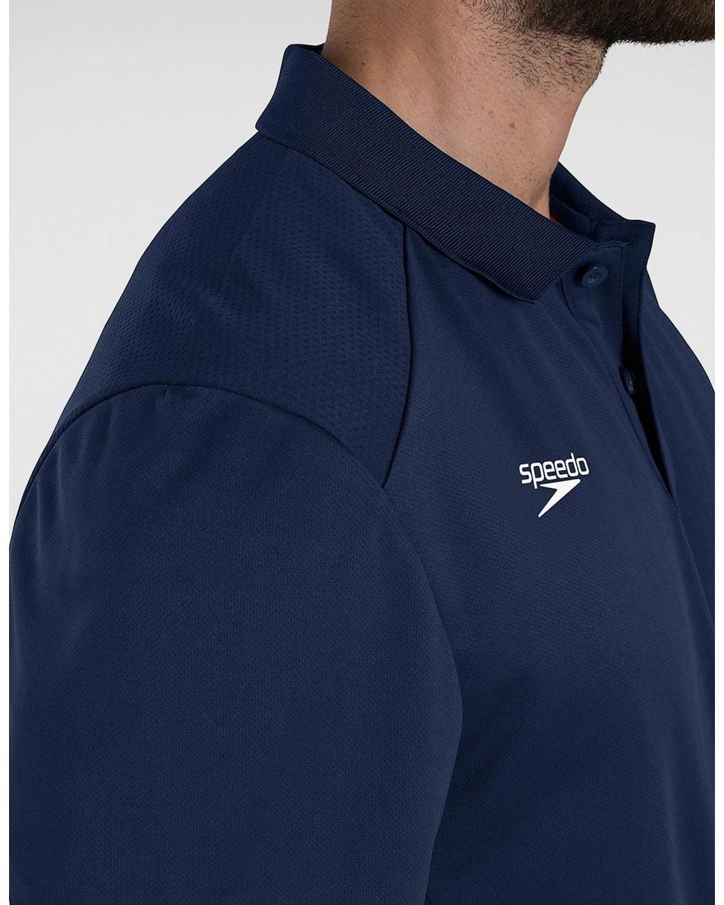 Speedo Blue Club Dry Polo Shirt for men