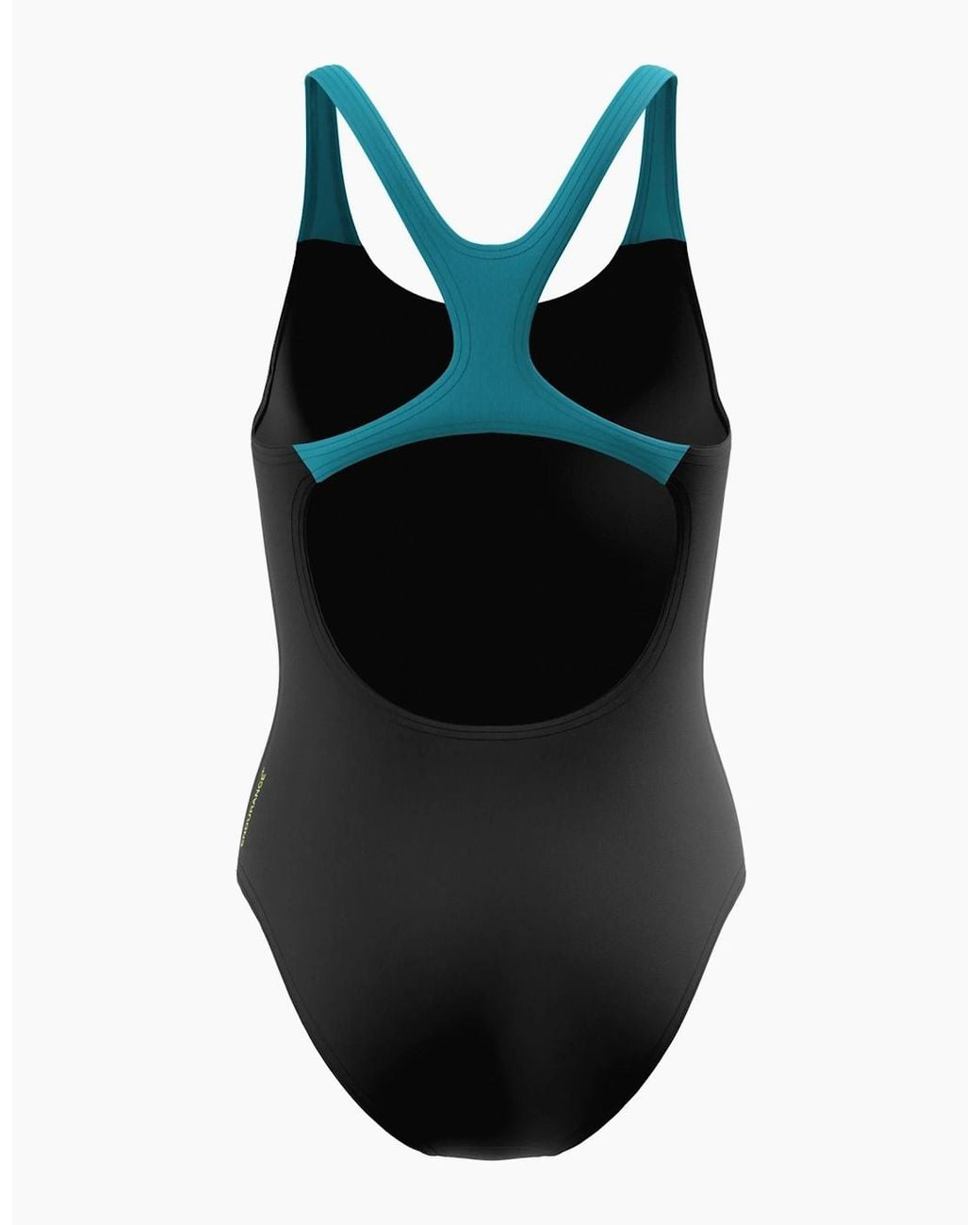 Speedo Black Ladies Medley Medalist Logo One Piece Swimsuit