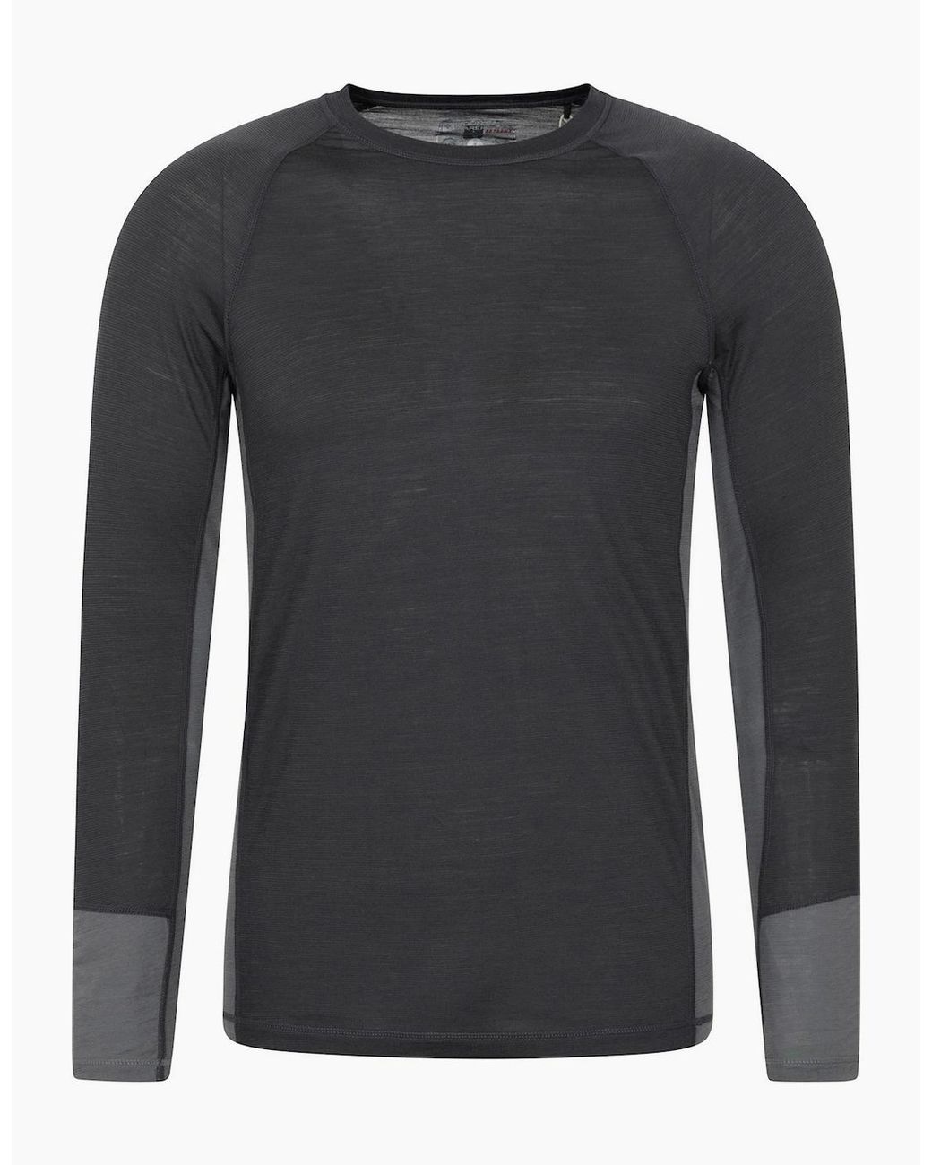 Mountain Warehouse Black Long-Sleeved Base Layer Top for men