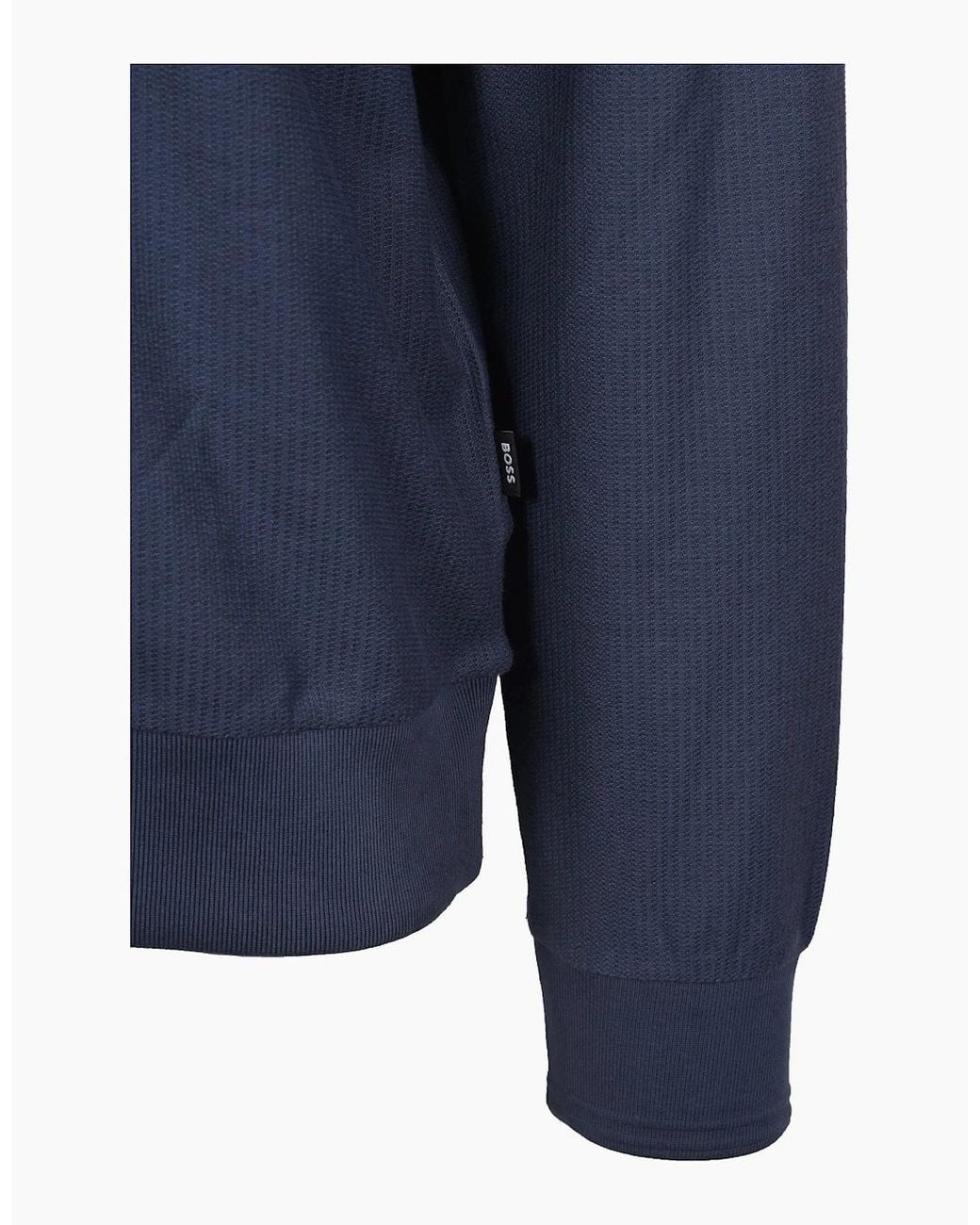 Boss Blue Boss H Sidney Sweatshirts Open for men