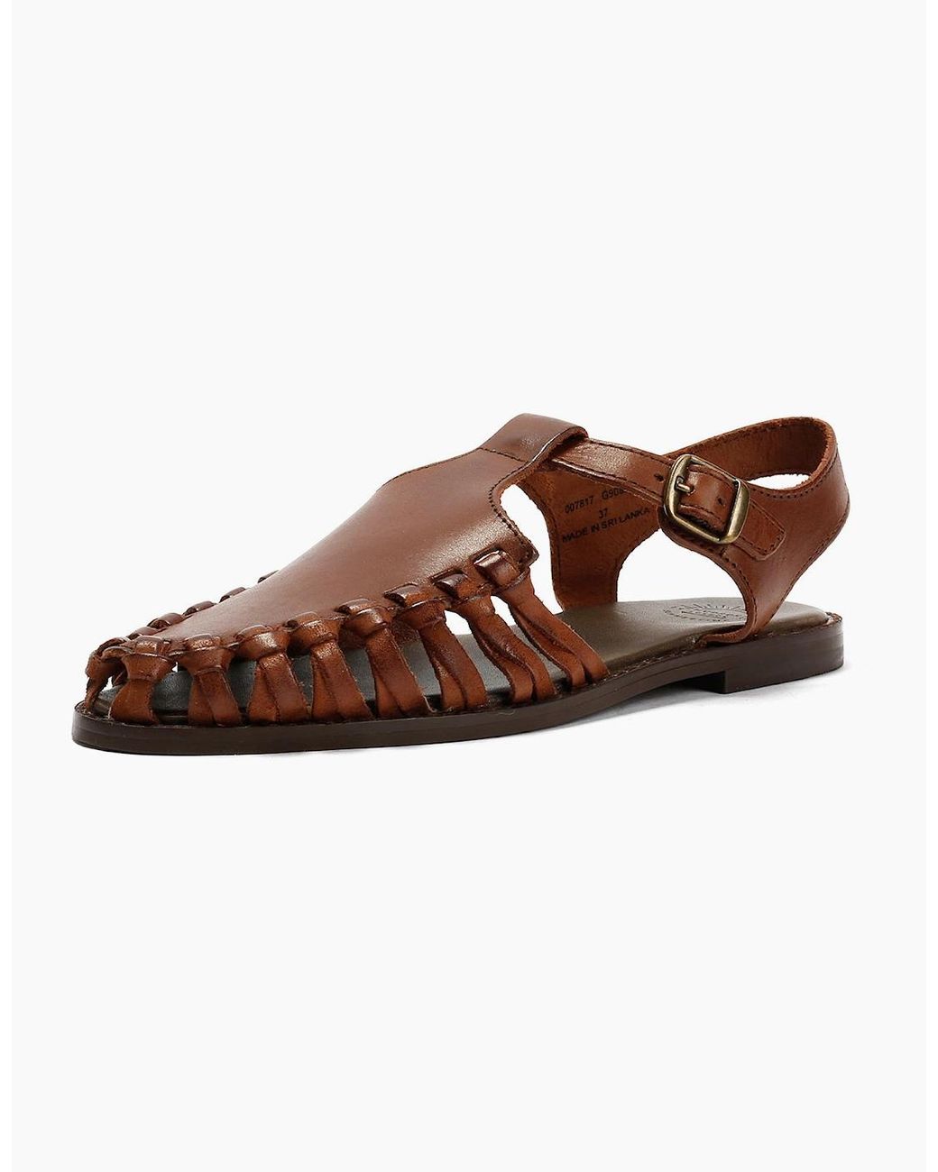 Hudson Brown Luna Leather Sandal