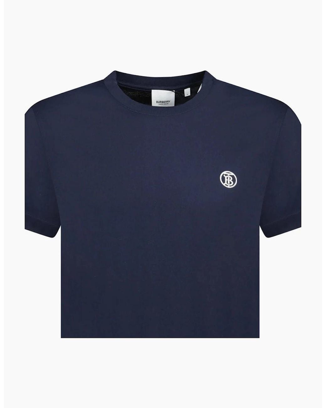 Burberry Blue 'Parker' Tb Logo T-Shirt for men