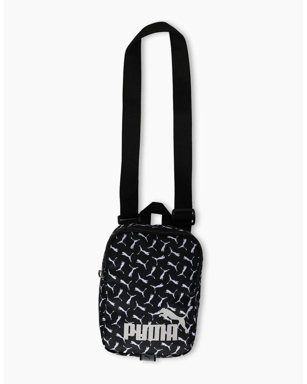 PUMA Black Phase Aop Portable Cross Body Bag for men