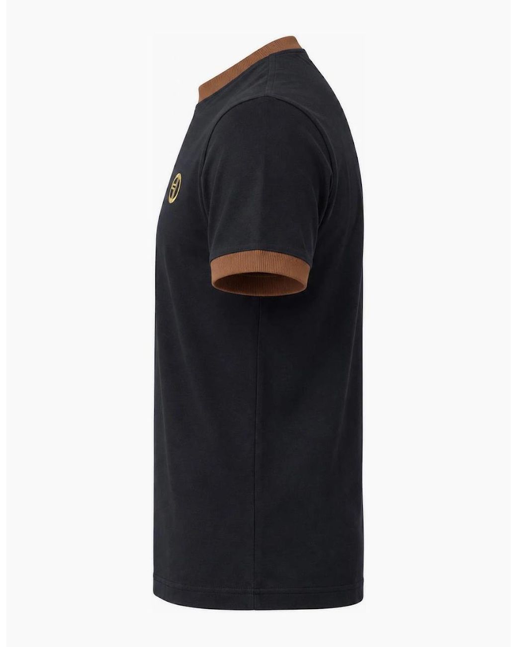 Sergio Tacchini Black Nera T-Shirt/Potting Soil for men