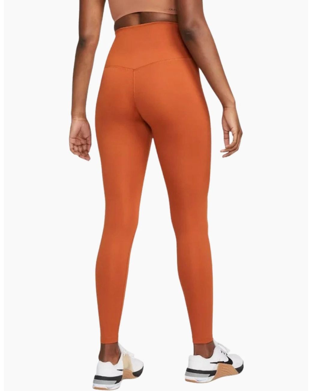 Nike Orange Burnt Leggings