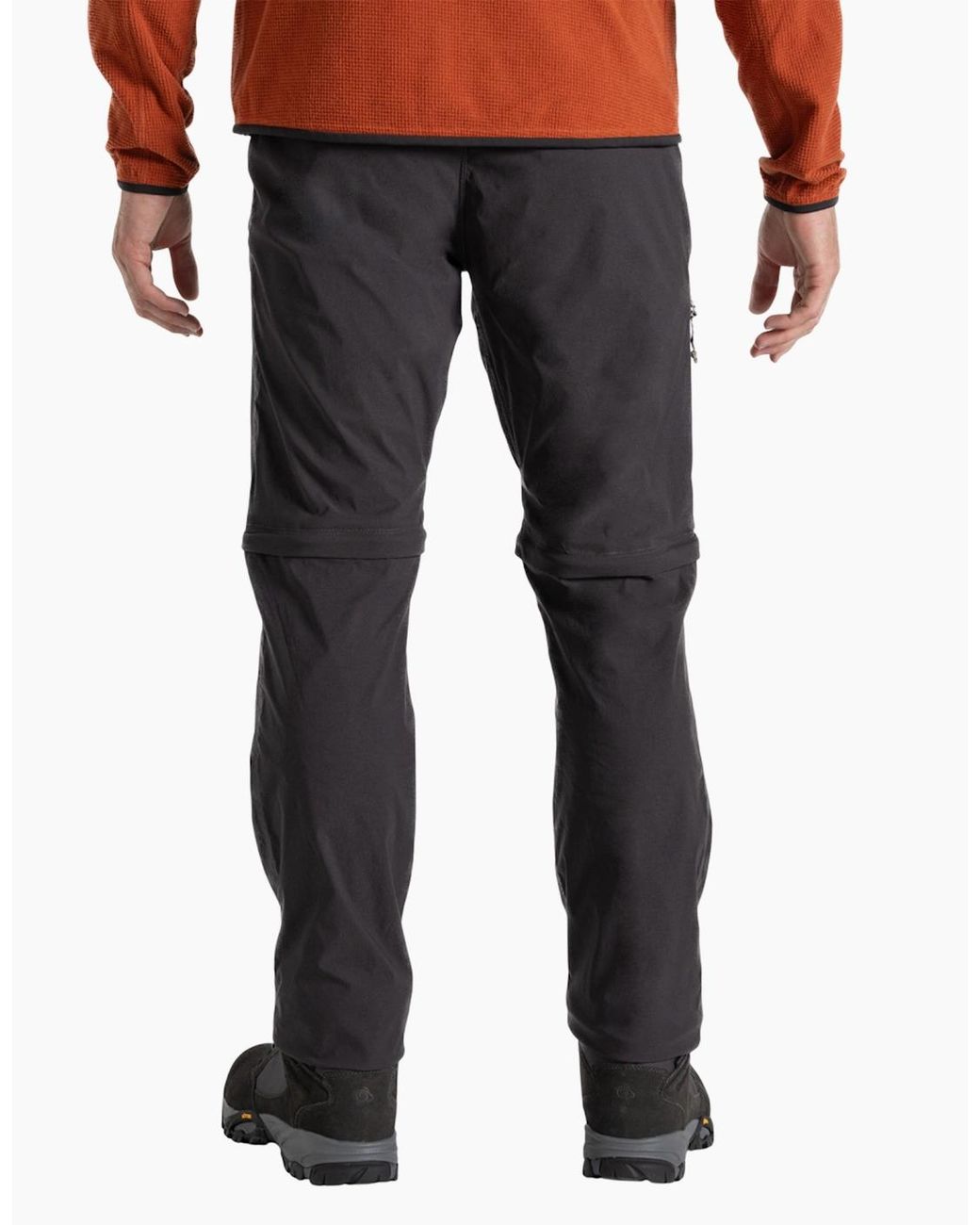 Craghoppers Gray Nosilife Pro Iii Convertible Trousers for men