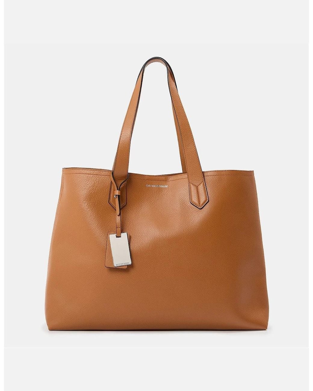 EA7 Brown Tote Bags