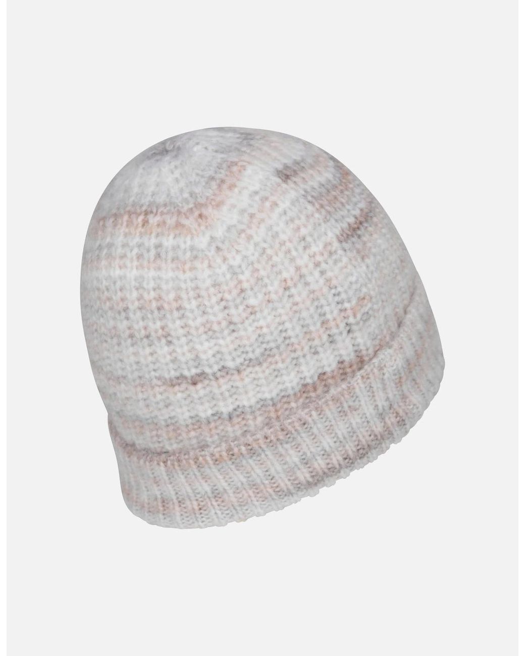 Mountain Warehouse Gray Ladies Space Dye Faux Fur Lined Beanie
