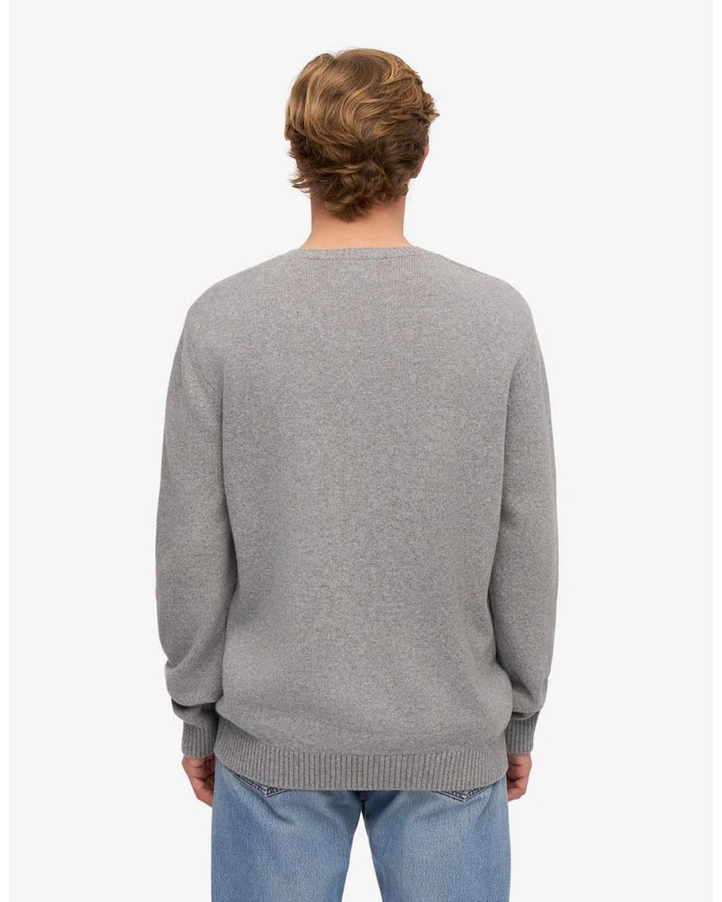 COLORFUL STANDARD Blue Classic Merino Wool Crew Neck Jumper for men