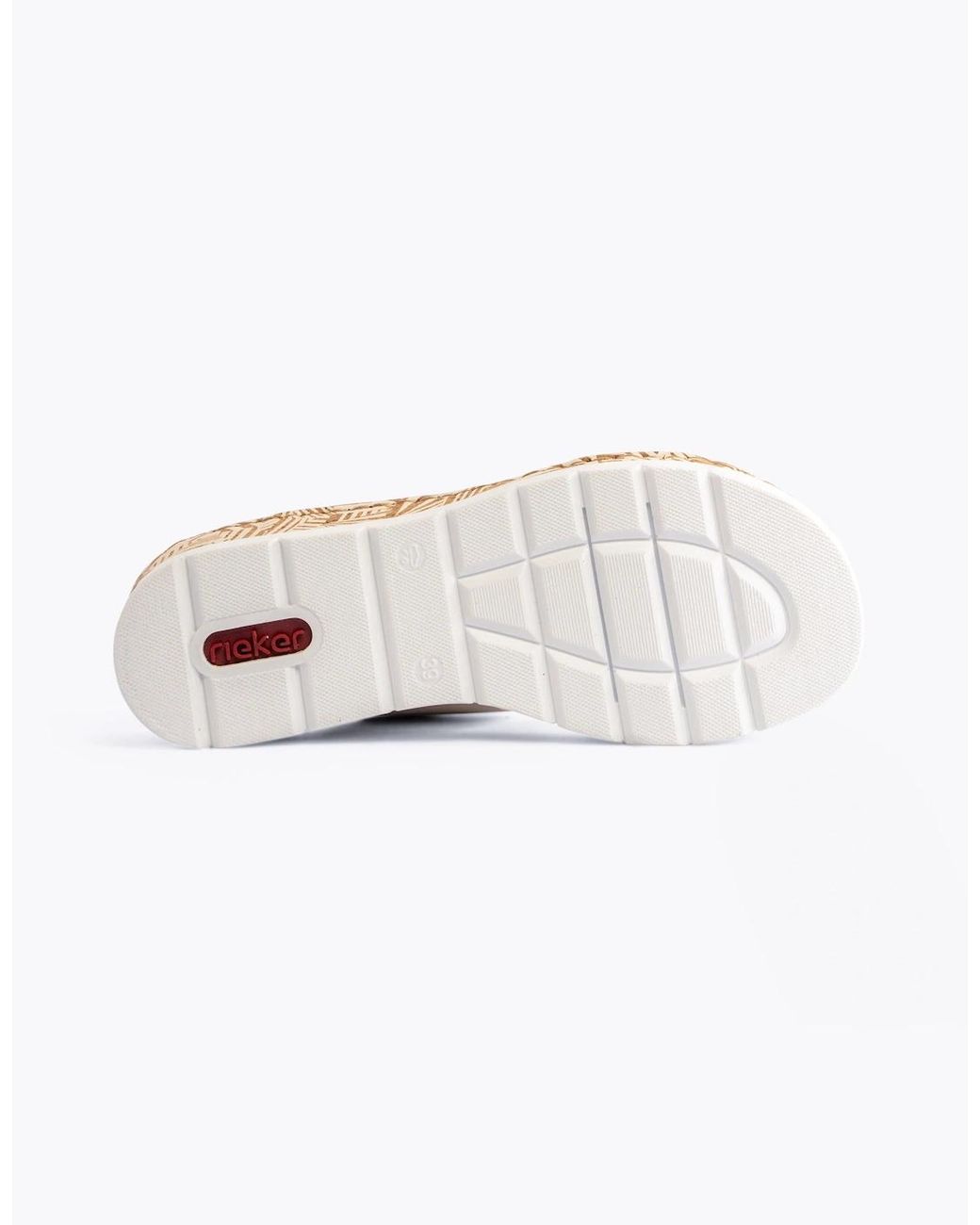 Rieker White V3950-61 Sandals
