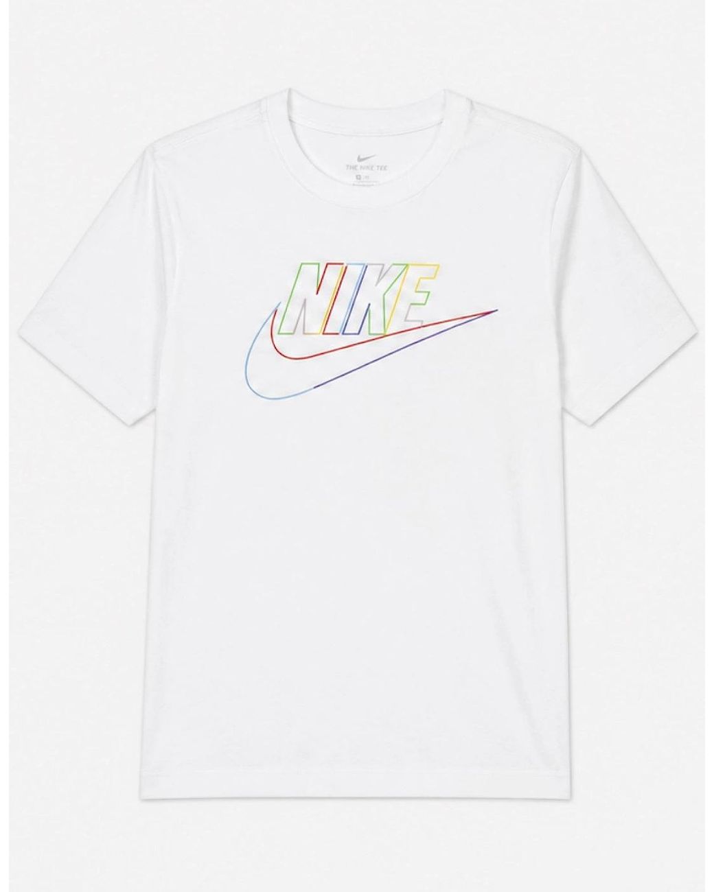 Nike White M Nsw Tee Club+ Brd Pk Hbr Sportswear T Shirt