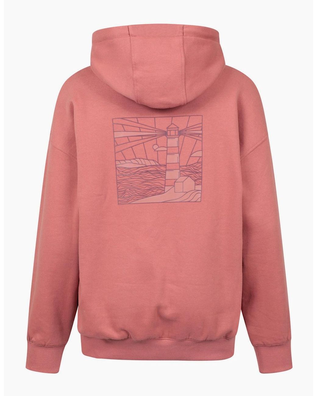 Mountain Warehouse Pink Ladies Lighthouse Back Print Hoodie