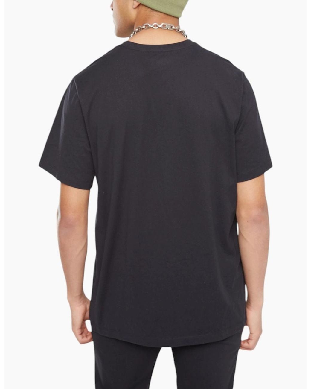 Nike Blue Fb7394 T Shirts Air Jordan Flight Essential Crew Neck Cotton Tee New for men