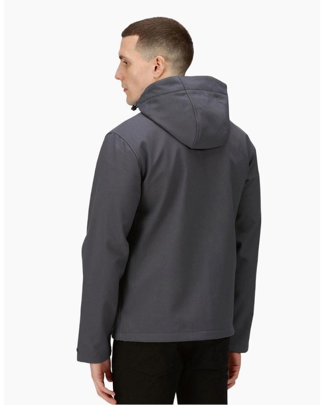 Regatta Blue Professional Venturer Softshell 3 Layer Hooded Jacket for men