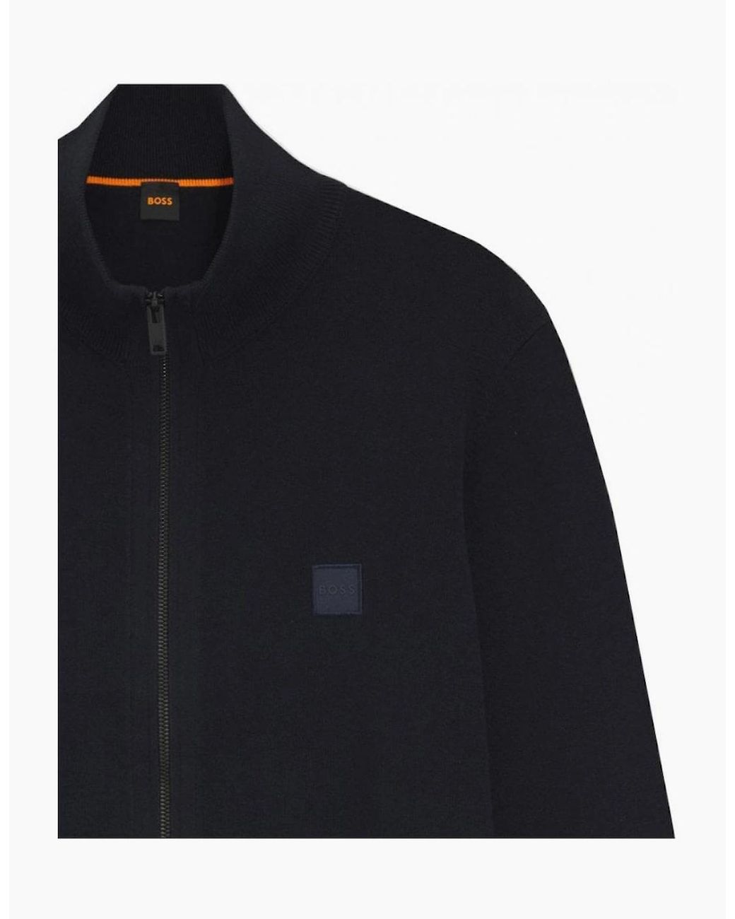 Boss Blue Kano Knitted Zip Jacket for men