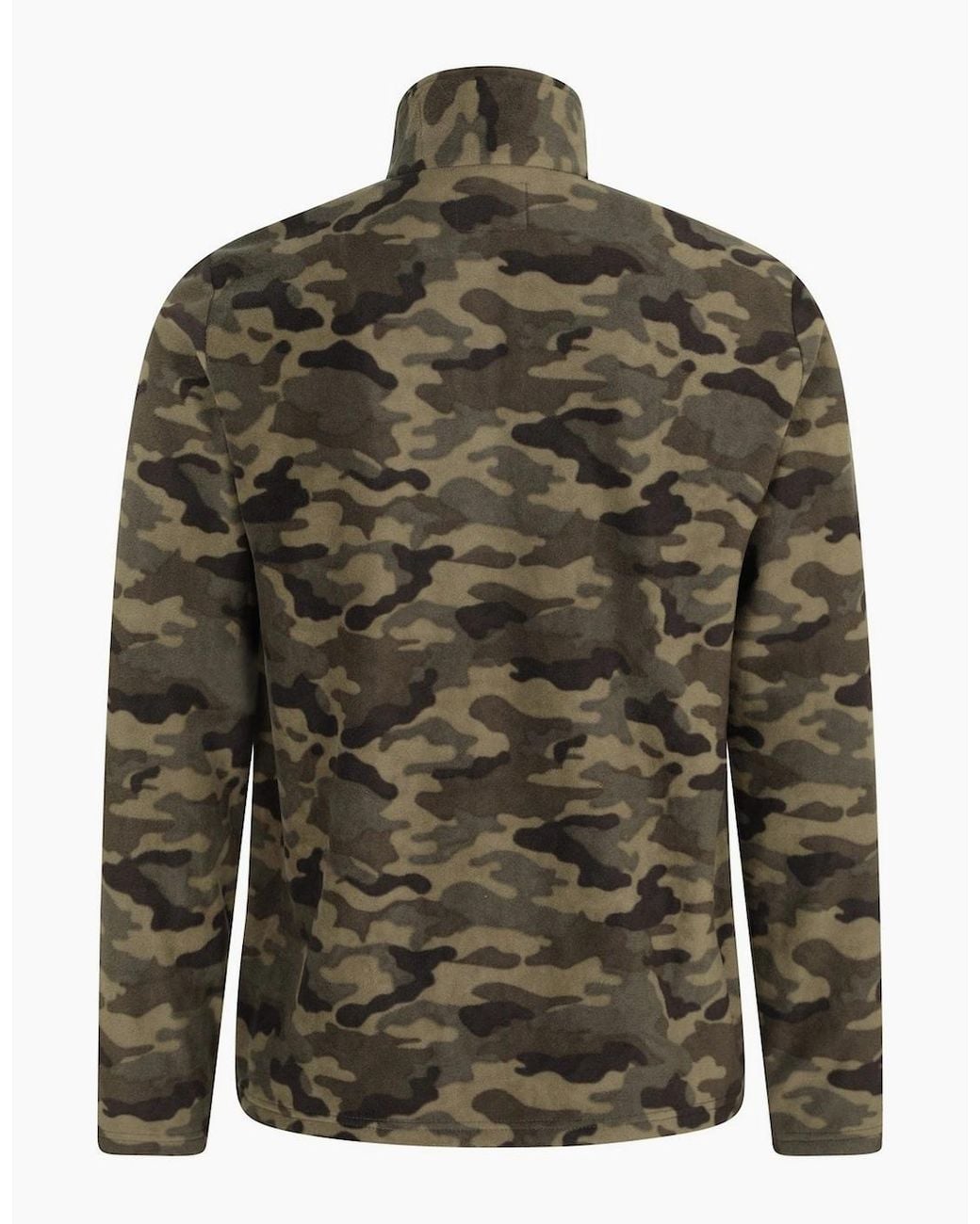 Mountain Warehouse Green Camber Ii Half Zip Fleece Top for men