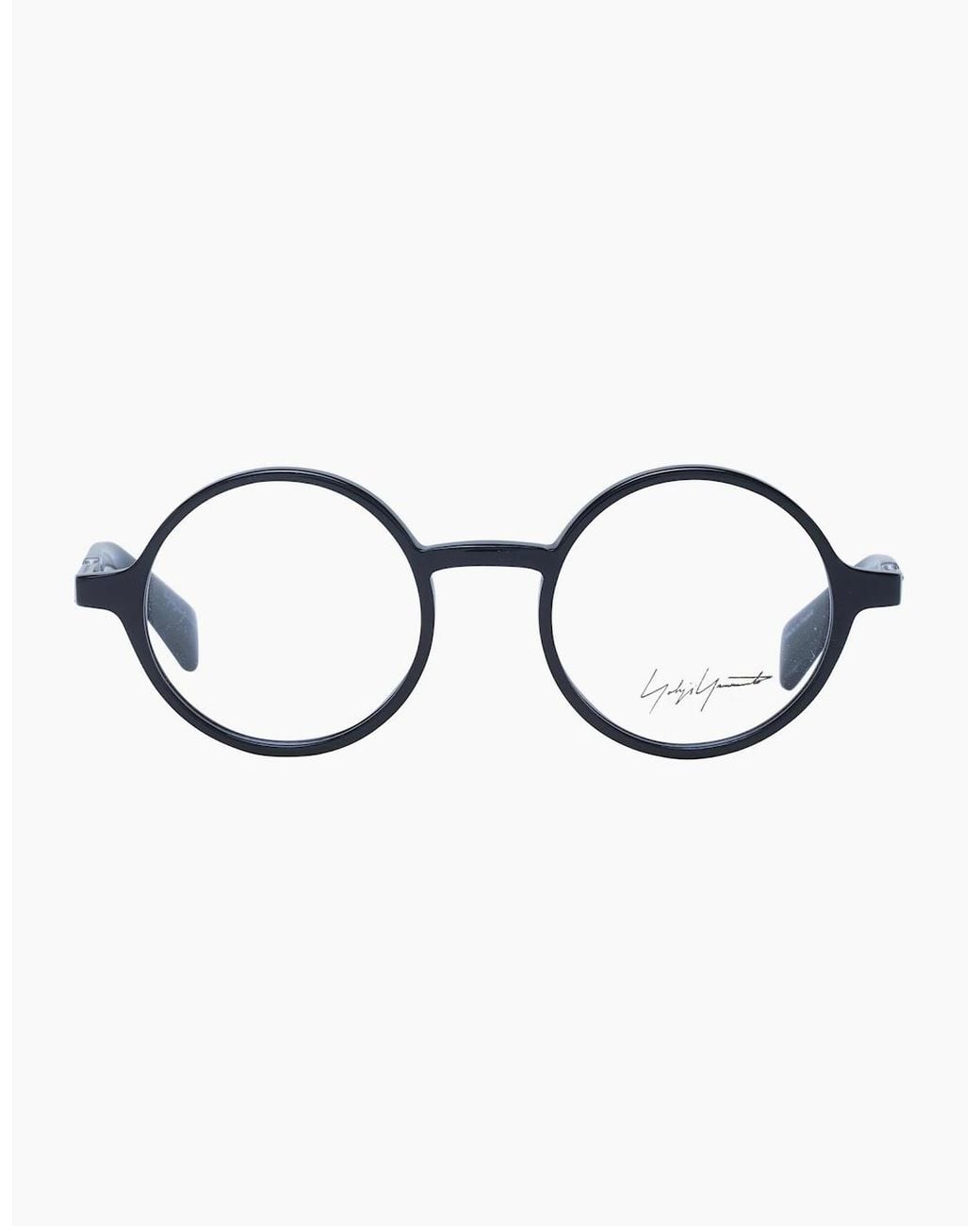 Yohji Yamamoto Black Optical Frame Yy1006 019 47 for men