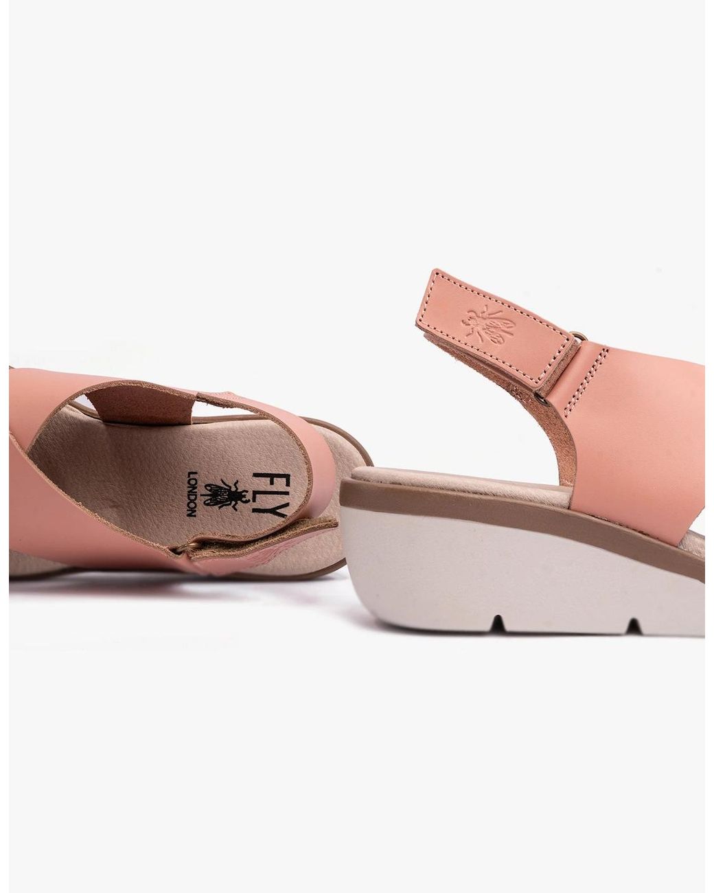 Fly London Pink Nabi058Fly Sandals Nude
