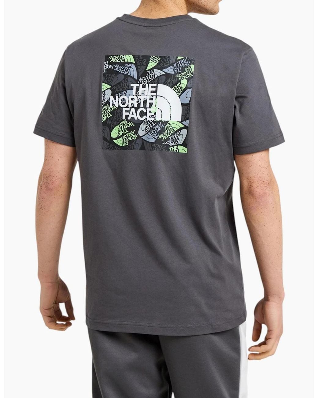 The North Face Black T Shirt Box Exploration Crew Neck Graphic Print Cotton Tee for men