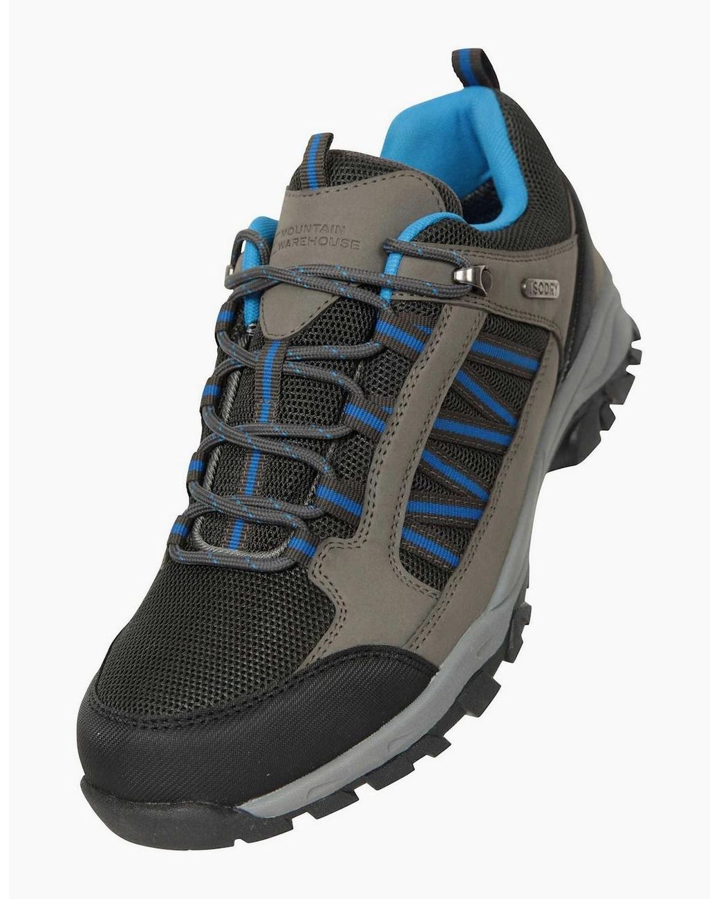 Mountain Warehouse Black Path Waterproof Walking Shoes for men