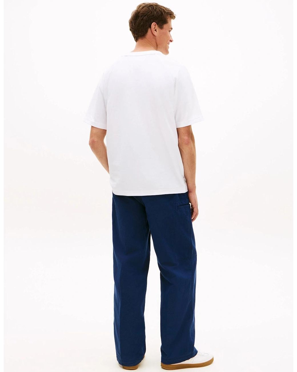 Tommy Hilfiger White Tommy Flag Elevated T-Shirt for men