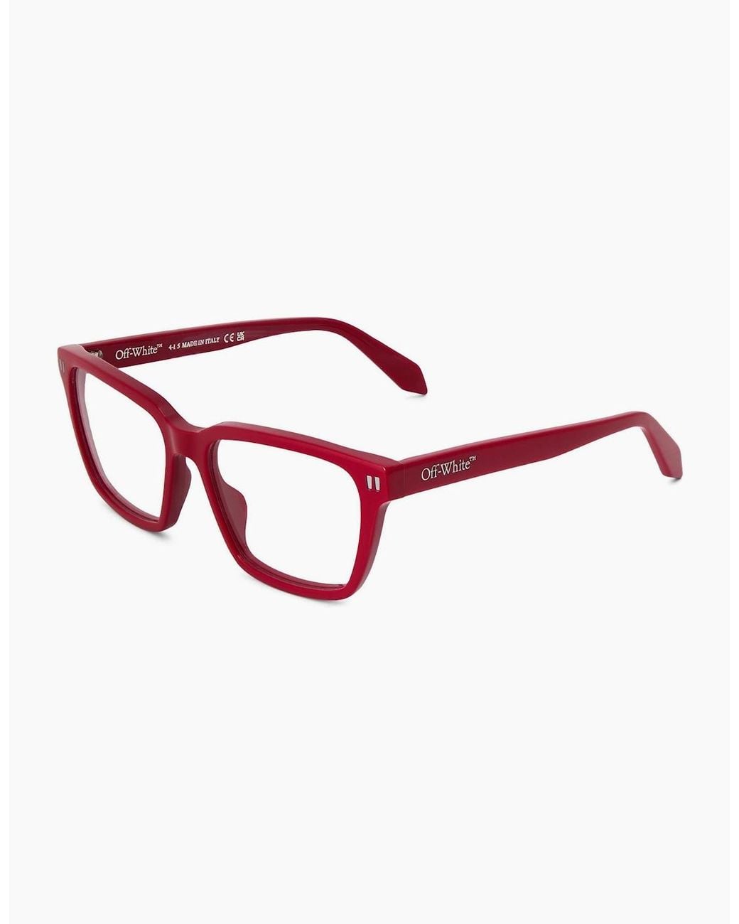Off-White c/o Virgil Abloh Red Off Eyewear Style 8I for men