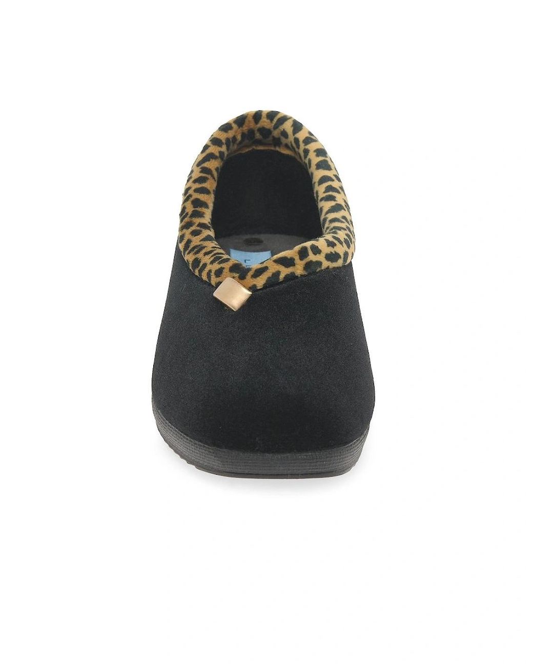 Lunar Black Paloma Full Slippers