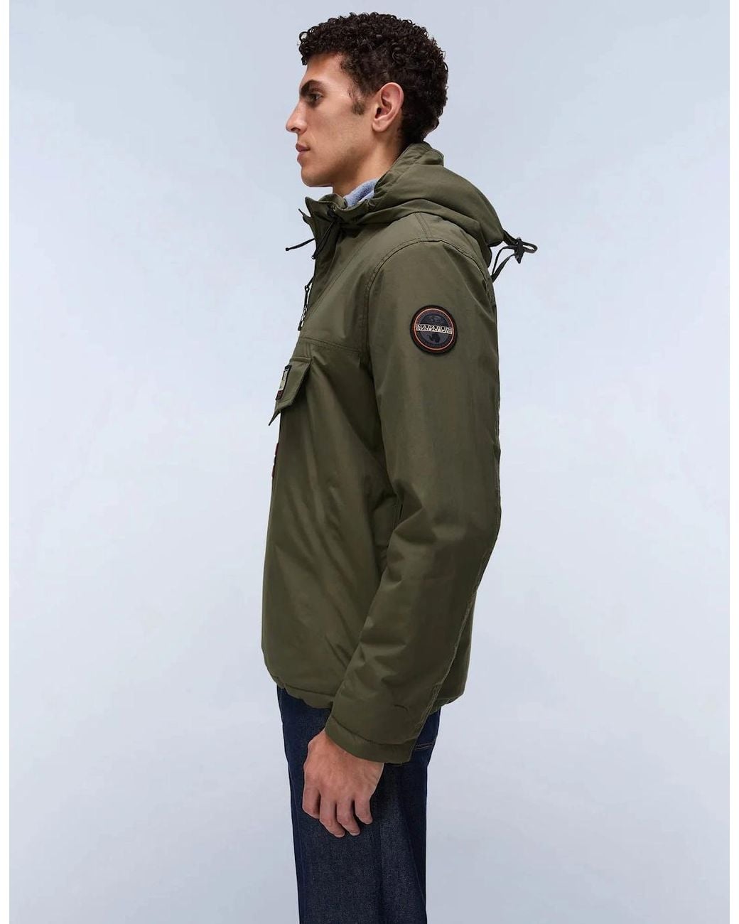 Napapijri Green Rainforest Winter 3 Hooded Anorak for men
