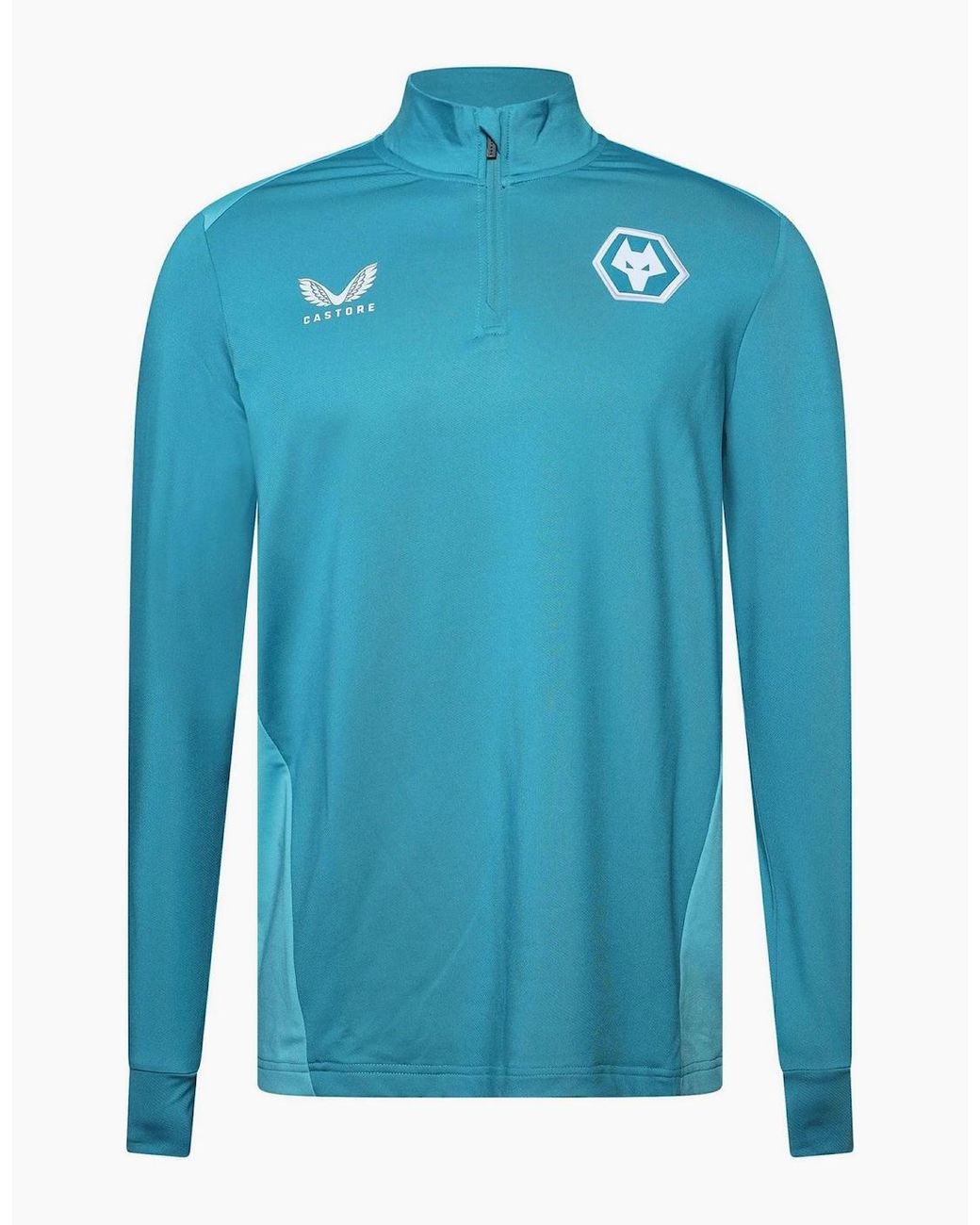 Castore Blue Wlvs Quarter Zip for men