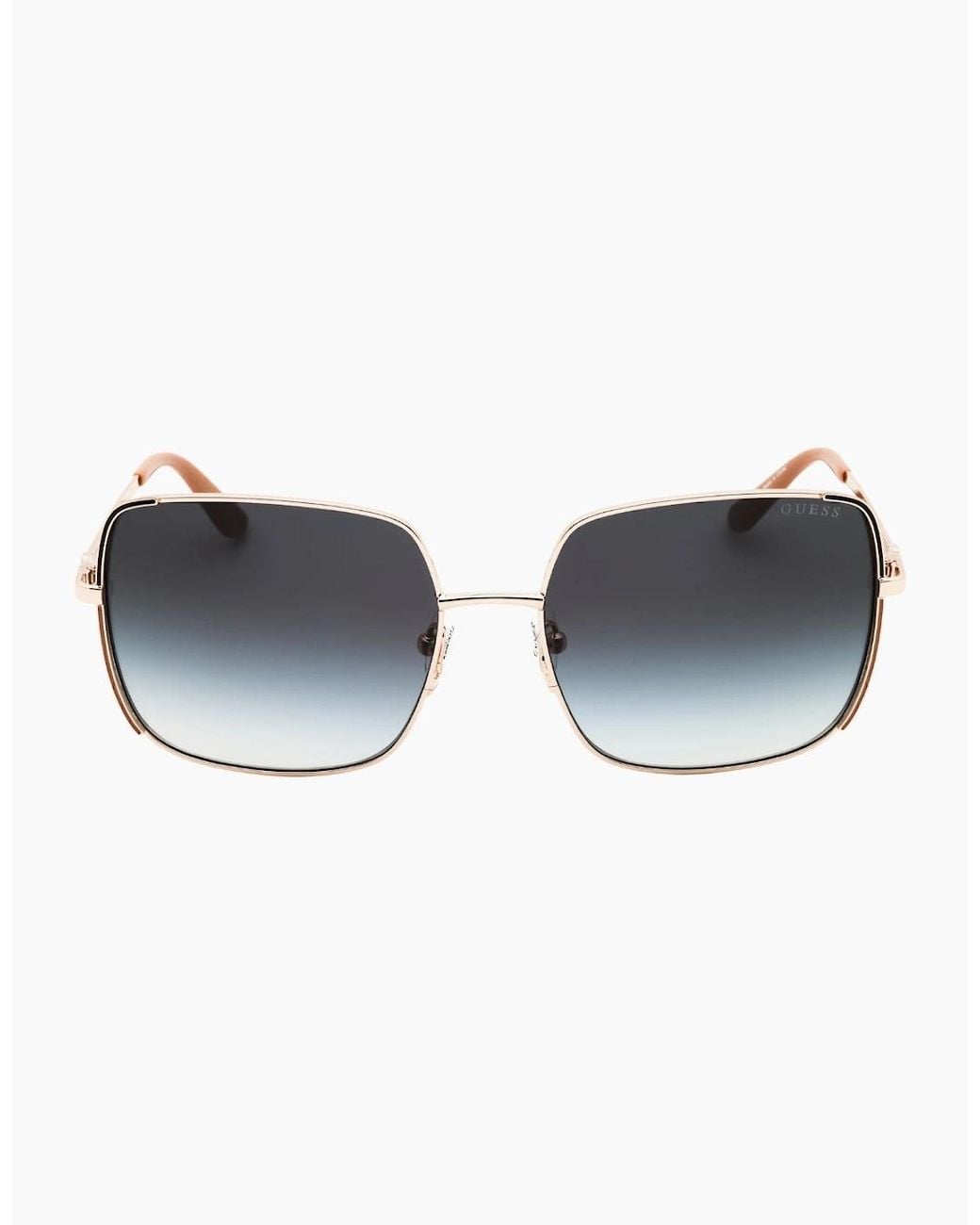 Guess Blue Square Shape Sunglasses